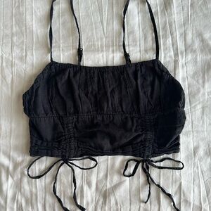 Urban Outfitters Tie Corset Style Crop Top
